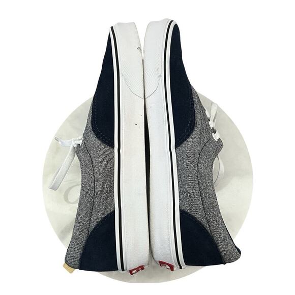 Vans Atwood Canvas Low Top Lace Up Sneakers Mens 8.5 Womens 10 Navy Skater - Picture 4 of 8